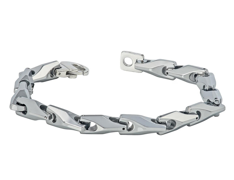 Wrench Chain Link Designer Tungsten Carbide Bracelet