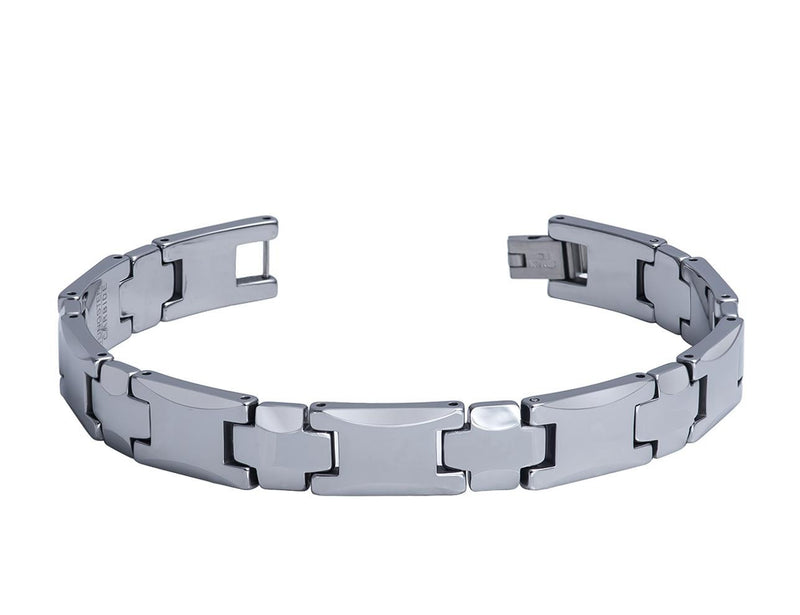 Shiny Tungsten Carbide and High Polished Bracelet